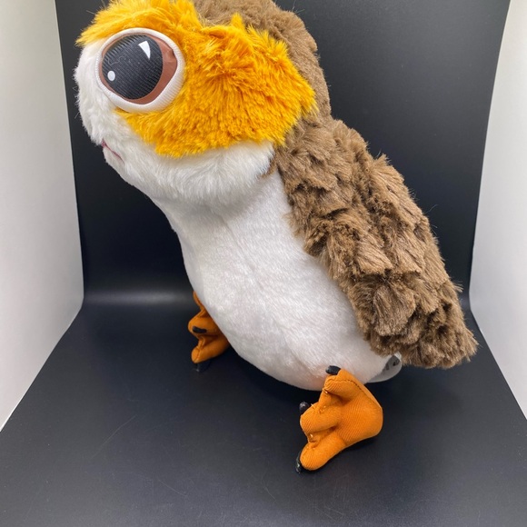 Star Wars Porg Plush Owl Last Jedi Toy Bird Stuffed Animal Disney 10” - Picture 3 of 9